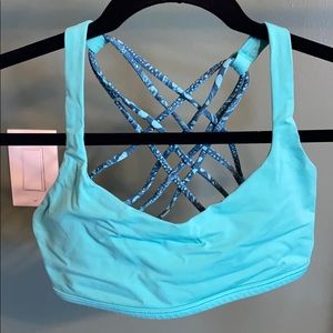 Turquoise LuLu Lemon Sports Bra